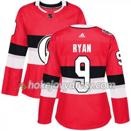 Dámské Hokejový Dres Ottawa Senators Bobby Ryan 9 Červená 2017-2018 Adidas Classic Authentic